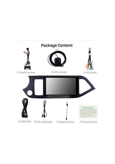 Kıa Pıcanto 2011-2017 Multimedya Navigasyon Usb Kamera Carplayer 6 Ram