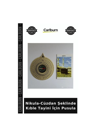 Nikula-cüzdan Şeklinde Kıble Tayini İçin Pusula Yol Rehberi Cep Aleti Seyahat Aksesuarı