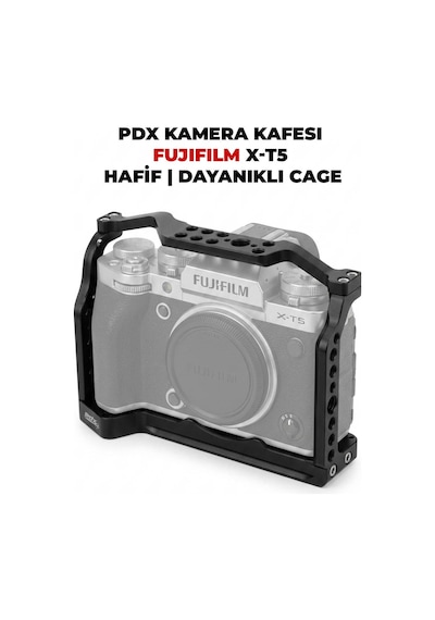 Pdx Kamera Kafesi Fujifilm X-t5 Hafif Dayanıklı Cage