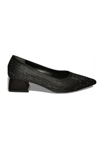 Fox Shoes Y820071804 Siyah Kumaş Taş Detaylı Kalın Topuklu Abiye Ayakkabı Siyah Fox Shoes Y820071804 Siyah Kumaş Taş Detaylı Kalın Topuklu Abiye Ayakkabı Siyah