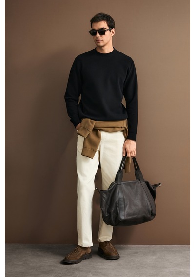 Lufian Logan Erkek Sweatshirt Siyah Siyah 112030194100100