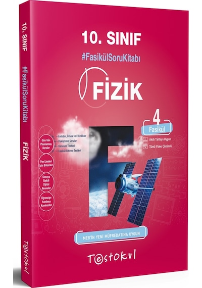 Testokul 10. Sınıf Fizik Fasikül Soru Kitabı Bankası 2023