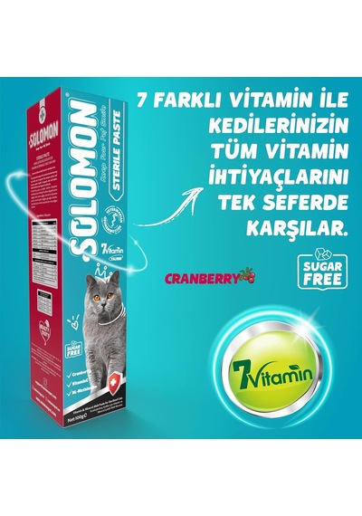 Sterile Paste 100 Gr Kısırlaştırılmış Kediler İçin Tüy Yumağı Önleyici Vitamin Ve Mineralli Malt Macunu