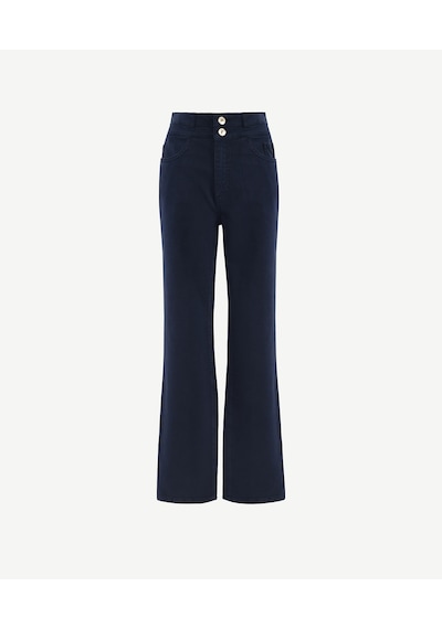 Yargıcı Slim Yüksek Bel Pantolon 25kkpn3071x 004 Lacivert