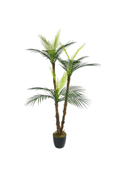 Yapay Ağaç Areka Palmiye 3Katlı 3 Dal 18 Yaprak 130cm Salon Çiçeğ
