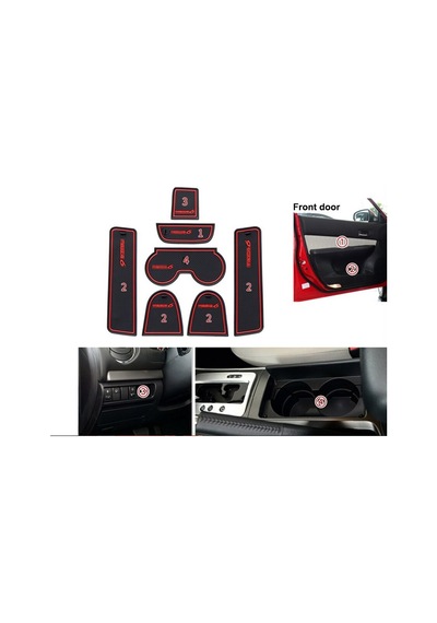 Mazda 6 2006-2015 Araç Içi Kaymaz Ped Kaplama Seti (547697123)