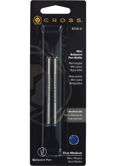 Cross Micro Kısa Mavi Refil 8518-6 2'li