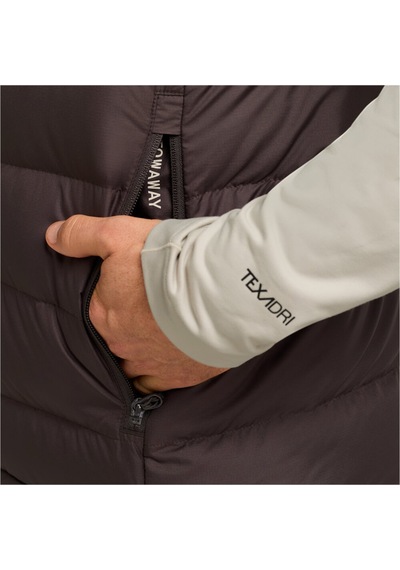 Jack Wolfskin Erkek Ather Down Kahverengi Yelek 1207691 Yeşil