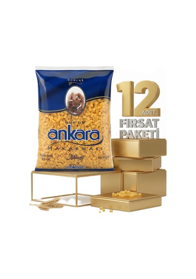 Ankara Boncuk Makarna 12x500 Gr