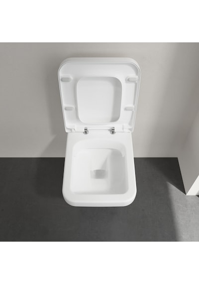 Villeroy and Boch 5685HR01 Architectura Kenarsız Duvara Monte Klozet, Yumuşak Kapanma Özellikli - 370 x 530 mm
