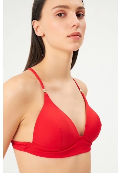 Eros 1002esbk Kaplı Üçgen Bikini Tk. Çok Renkli