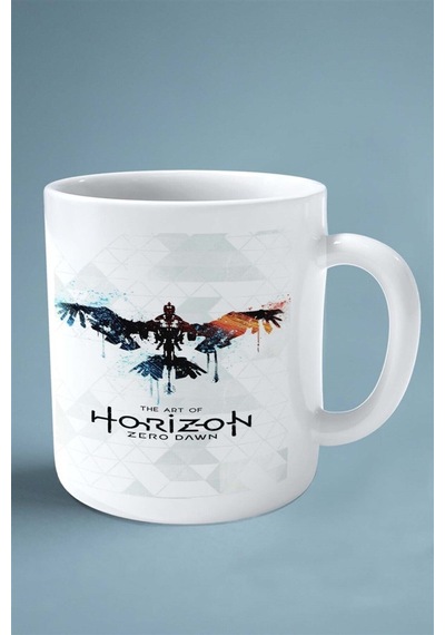 Horizon Oyun Baskılı Kupa Bardak Çift Taraflı Kişiye Özel Model 8 Çok Renkli