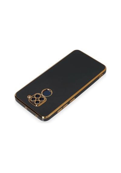 Xiaomi Redmi Note 9 Uyumlu Kılıf Volet Silikon - Siyah