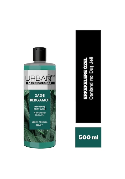 Urban Care Men Ada Çayı & Bergamot Duş Jeli -500ml-vegan Adaçayı