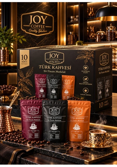 Türk Kahvesi Geleneksel Lezzet Seti: 100 G X 10 Adet Orta Kavrulşum - 921734302 Diğer