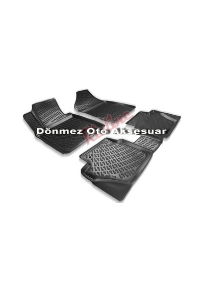 Ford Fiesta 3D Paspas+Bagaj Havuzu Siyah 2009-2018 Arası Rizline