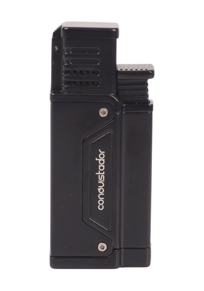 Conquistador Tek Torch Pürmüz Siyah Delicili Metal Puro Çakmağı Cnq-035