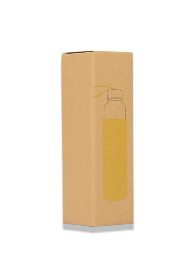 500 Ml Cam Matara Açık Sarı