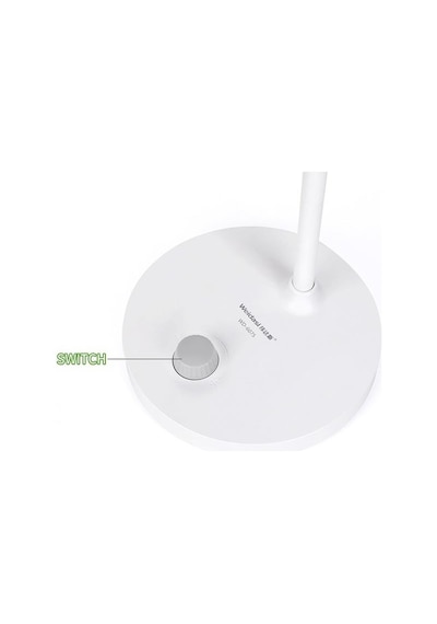 Wellhise Wd-6075 Dimmerli Led Ayarlanabilir Kablosuz Type-c Şarjlı Masa Lambası Beyaz