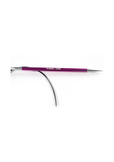 Knitpro Zing 5 Mm 60 Cm Sabit Misinalı Şiş 60cm 47101