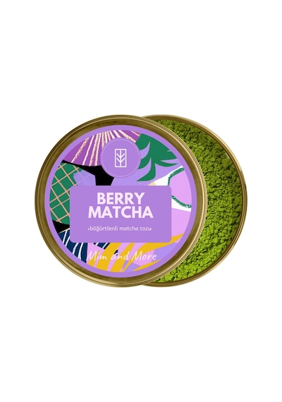Mim And More Matcha  Set - Berry Matcha 25 G + Vanilla Matcha 25 G + Saf Matcha 25 Gr