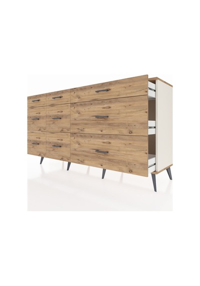 Kronos Konsol 9 Çekmeceli 176x59x99 Aytaşı-çam Atlas Çam - Aytası