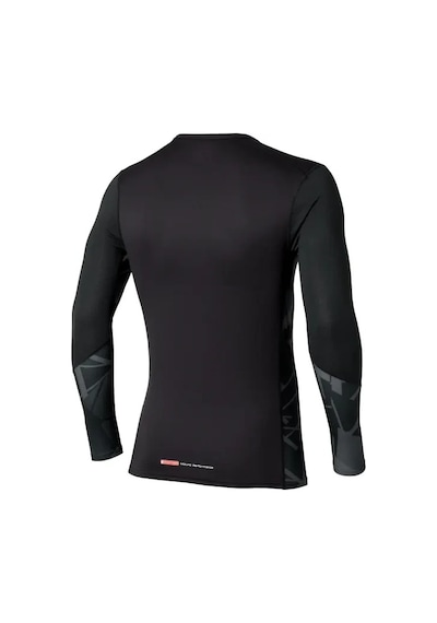 Mizuno Virtual Body G5 Crew Neck Erkek Termal İçlik Siyah Çok Renkli