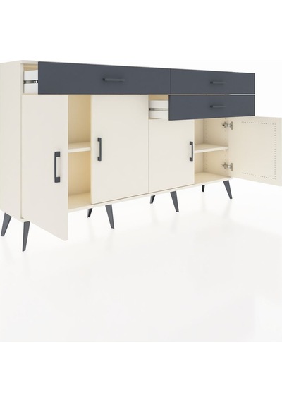 Arges Konsol 2 Raflı 3 Çekmeceli 4 Kapaklı 176x30x99 Aytaşı-aytaş Aytaşı-aytaşı/antrasit Arges Konsol 2 Raflı 3 Çekmeceli 4 Kapaklı 176x30x99 Aytaşı-aytaş Aytaşı-aytaşı/antrasit