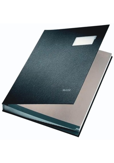 Leitz 5700-95 İmza Dosyası 20 Bölmeli Pp Siyah Evrak Dosyası