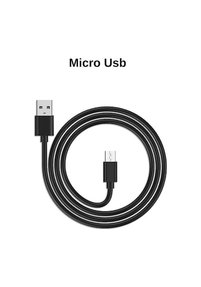 Micro Usb 1m Hızlı Şarj Ve Data Kablosu - Byzmc-01s Siyah