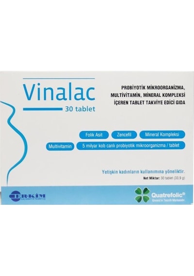 Vinalac Probiyotik 30 Tablet