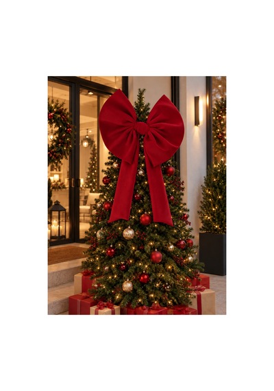 Kırmızı Yılbaşı Ağaç Süsü Kumaş Fiyonk 60x80 Cm Büyük Boy Noel Ağacı Kapı Duvar Ve Ev Dekorasyon Süsü Kırmızı - 920540389 Kırmızı Yılbaşı Ağaç Süsü Kumaş Fiyonk 60x80 Cm Büyük Boy Noel Ağacı Kapı Duvar Ve Ev Dekorasyon Süsü Kırmızı - 920540389