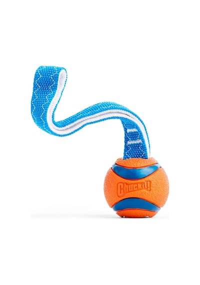 Chuckit Ultra Tug Köpek Çekiştirmeli Oyun Topu Small - Dayanıklı Halatlı Doğal Kauçuk, Yüksek Sıç