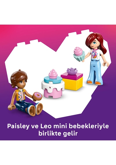 LEGO® Friends Tek Boynuzlu At Pasta Dağıtım Arabası 42675 - 4 yaş ve üzeri çocuklar için Yaratıcı Oyuncak Yapım Seti (67 Parça)