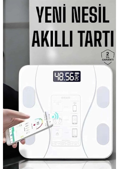 Tartı Baskül Dijital Elektronik Tartı Vücut Analiz Wifi Akıllı Yağ Ölçer Çok Renkli 61634930