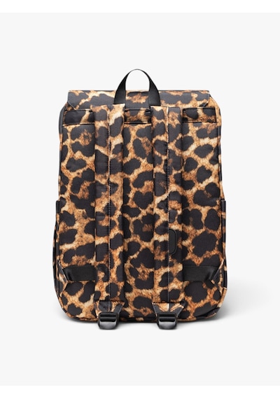 Herschel Retreat Küçük Boy Su İtici Kumaş Sırt Çantası, 14" Laptop Uyumlu, 17 L Uniseks Leopar Çanta - 11400