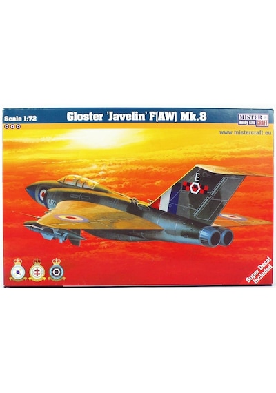 Mistercraft D043 1/72 Gloster Javelin Faw Mk.8 Savaş Uçağı Plastik Model Kiti-51243