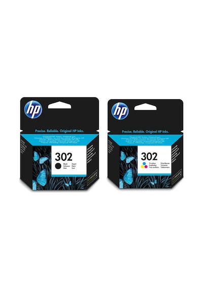 Hp 302 Siyah Ve Renkli Kartuş 2'Li Set Hp F6U65Ae F6U66Ae