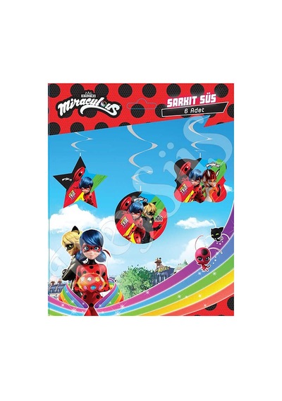 Miraculles Temalı 6lı Sarkıt Çok Renkli