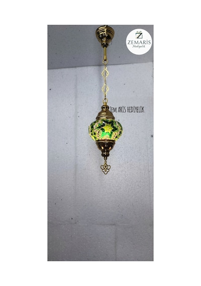 Gold Renk Sarkıt Avize Yeşil - 786453797 Yeşil