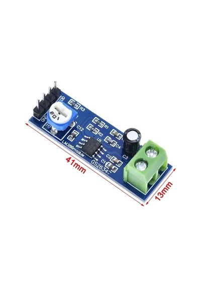 Lm386 Ses Kuvvetlendirici Modül Dc 5v / 12v Mono Ayarlanabilir Ses Yükseltici Mikrofon Amfi