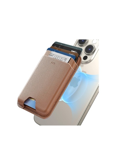 Esr İphone Cüzdan Halolock Magsafe Boost Wallet - Kahverengi - 704942898 Kahverengi