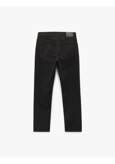 Koton Pamuklu Normal Bel Slim Straight Fit Jean Pantolon - Chadwick Jean Siyah 6wam40025nd Siyah Koton Pamuklu Normal Bel Slim Straight Fit Jean Pantolon - Chadwick Jean Siyah 6wam40025nd Siyah