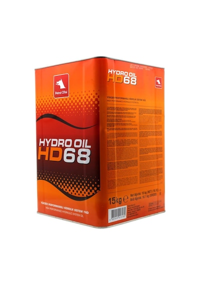 Petrol Ofisi Hydro-Oil Hd 68 Hidrolik Sistem Yağı 15 KG
