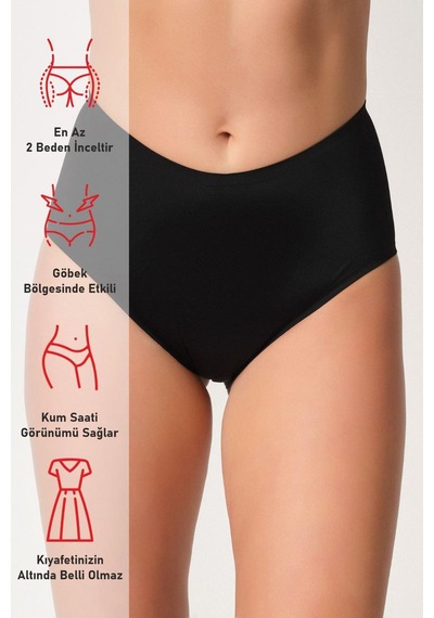 Siyah Mı Emay 2804 Yapıştırma Lazer Brezilya Slip Siyah