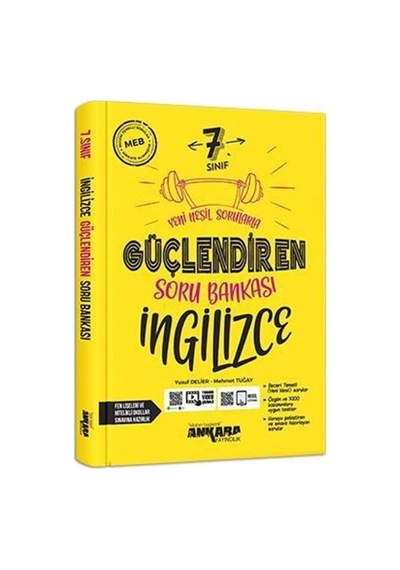 Ankara 7. Sınıf Ingilizce Güçlendiren Soru Bankası Ankara