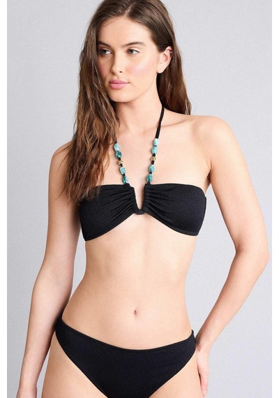 Defacto Regular Fıt Krinkıl Kumaş Bikini Üstü G3771ax26smbk81 Siyah-bk81
