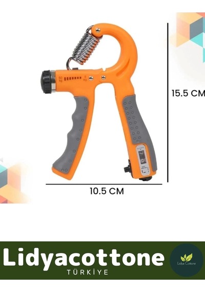 Premium El Kol Bilek Kas Yapma Egzersiz Aleti Sayaçlı Direnç Yayı 5-60 Kg.