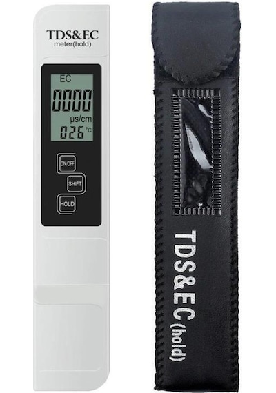 Dijital Ph Ölçer + Tds Ec Metre Termometreli Su Kalite Ve Iletkenlik Ölçüm Cihazı