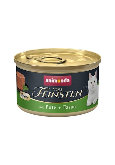 Animonda Vom Feinsten Hindili Ve Sülünlü Yetişkin Kedi Konservesi 85 Gr